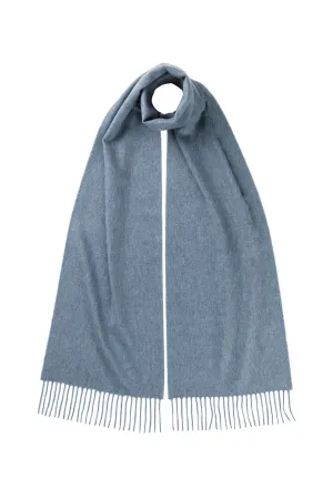 Loch Blue Cashmere Scarf