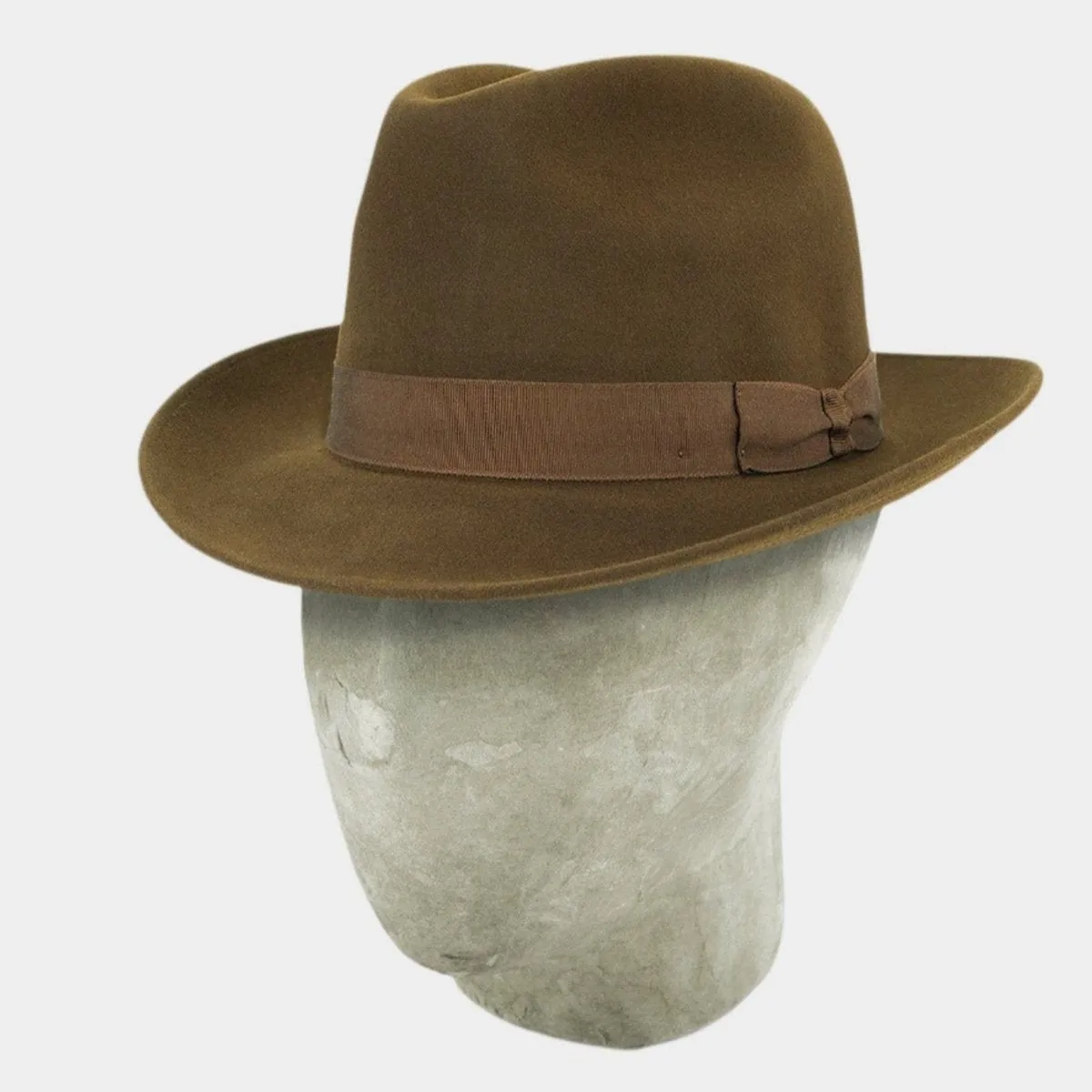 Mid Brown Rivoli Trilby