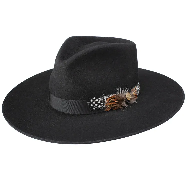 Midtown Wide Flat Brim Fedora by Stetson