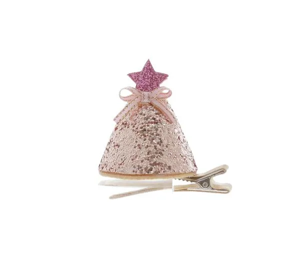 MINI GLITTER BIRTHDAY HAT CLIP