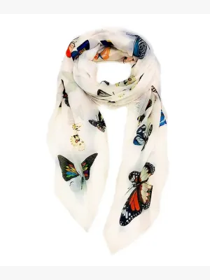 NEW 4 Colors--JC signature Beautiful Multicolor Butterfly Scarf