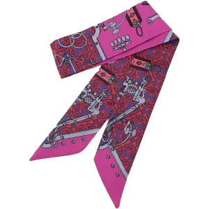 NIKKI Pink  Luxury Silk Scarf