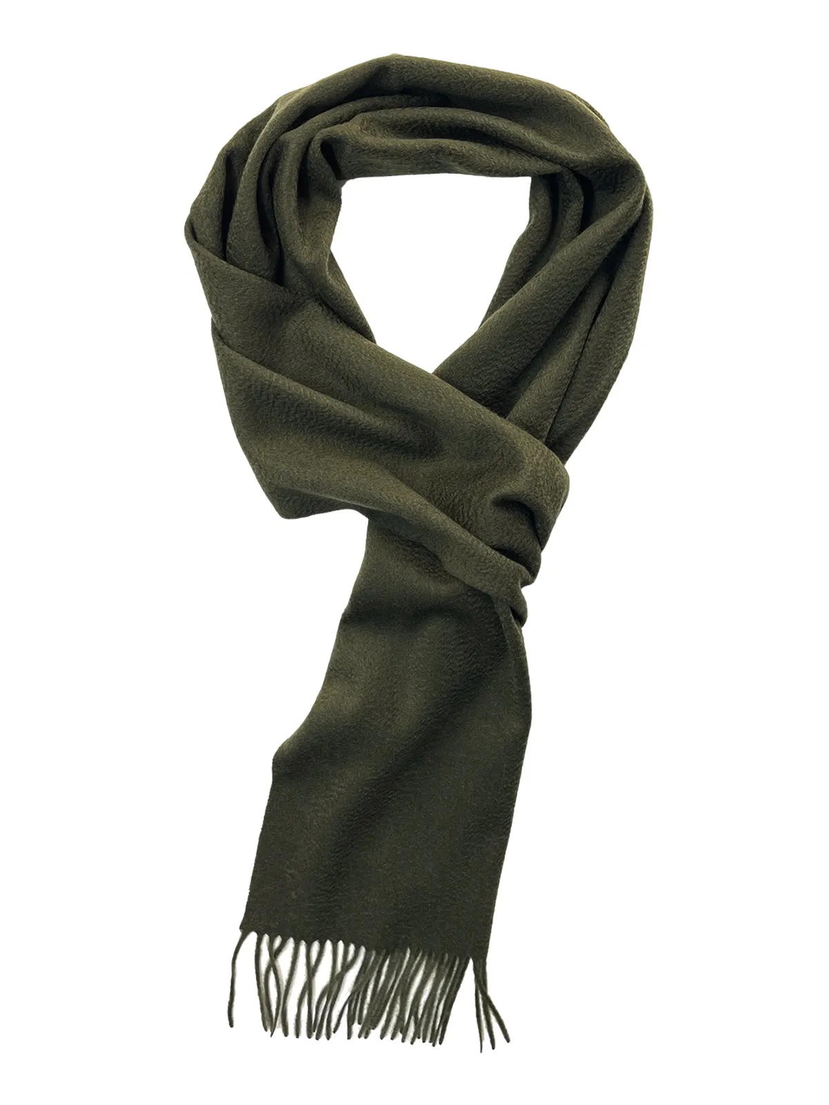 Olive Cashmere Scarf