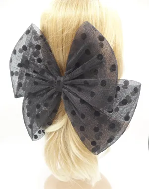 patterned Jumbo bow event cosplay hair accessory for women