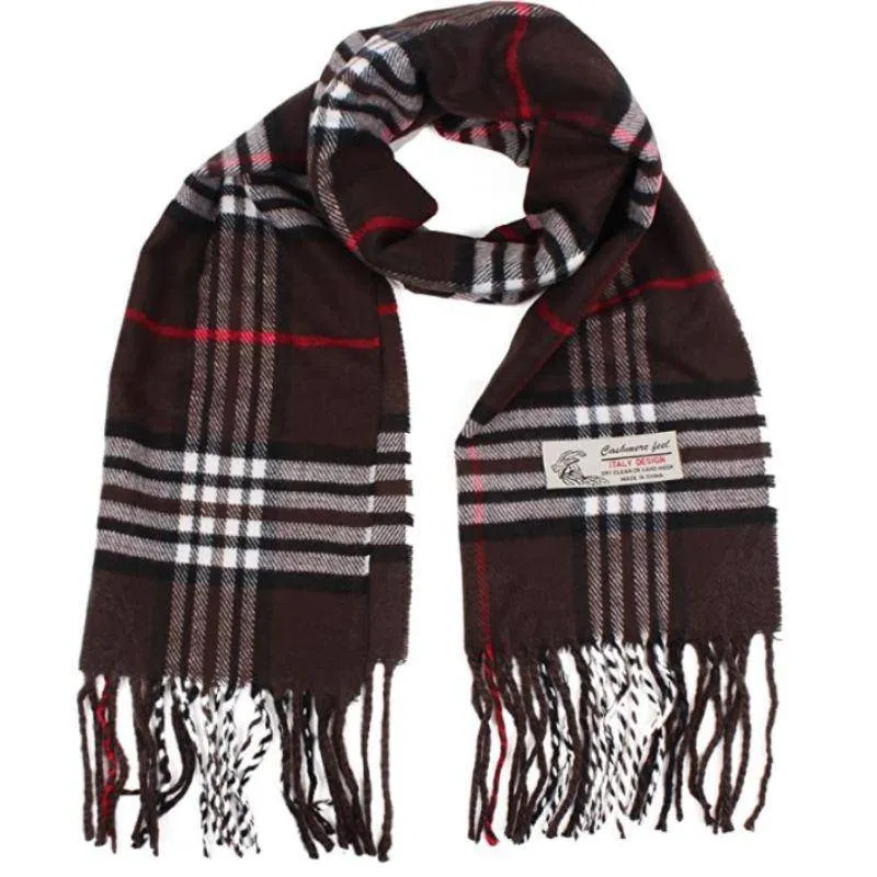 Plaid Scarf, Warm, Soft & Colorful for Men & Women