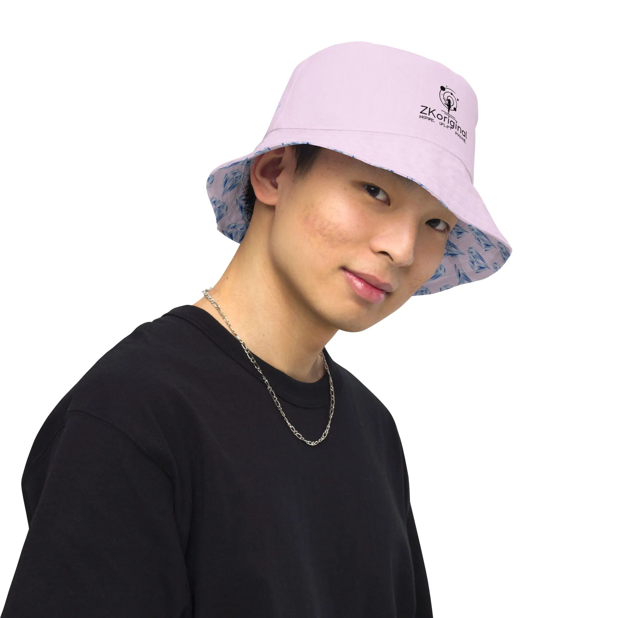 "Sparkling Love Diamond Affair" Collection - Designer Reversible Bucket Hat