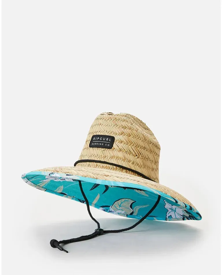 Rip Curl Mix Up Straw Hat Aqua