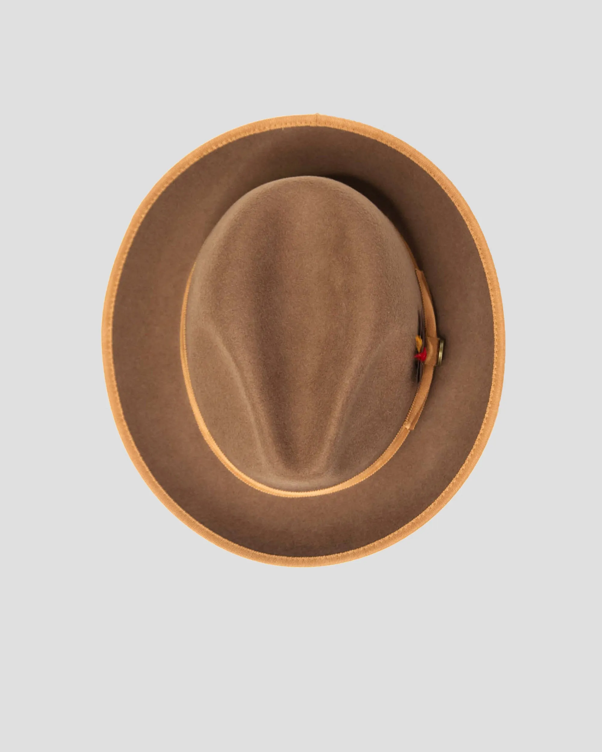 SG Trilby Fedora Hat – Brown