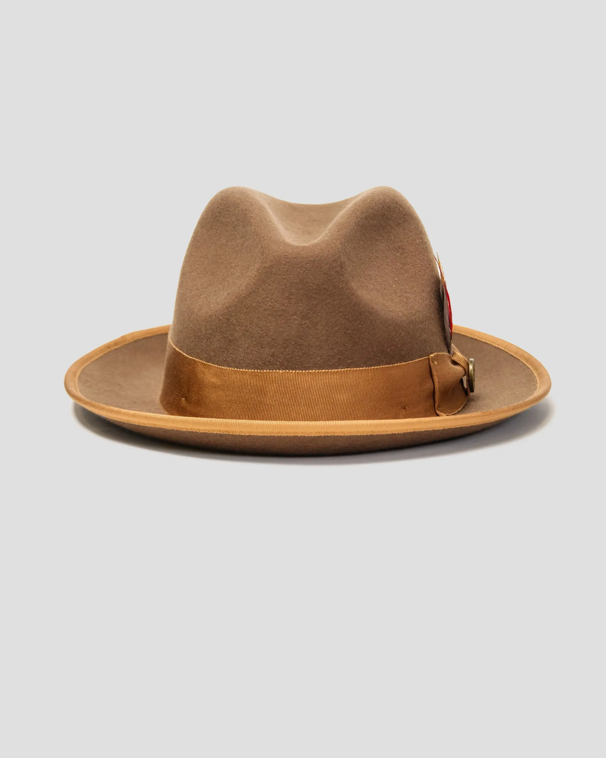 SG Trilby Fedora Hat – Brown