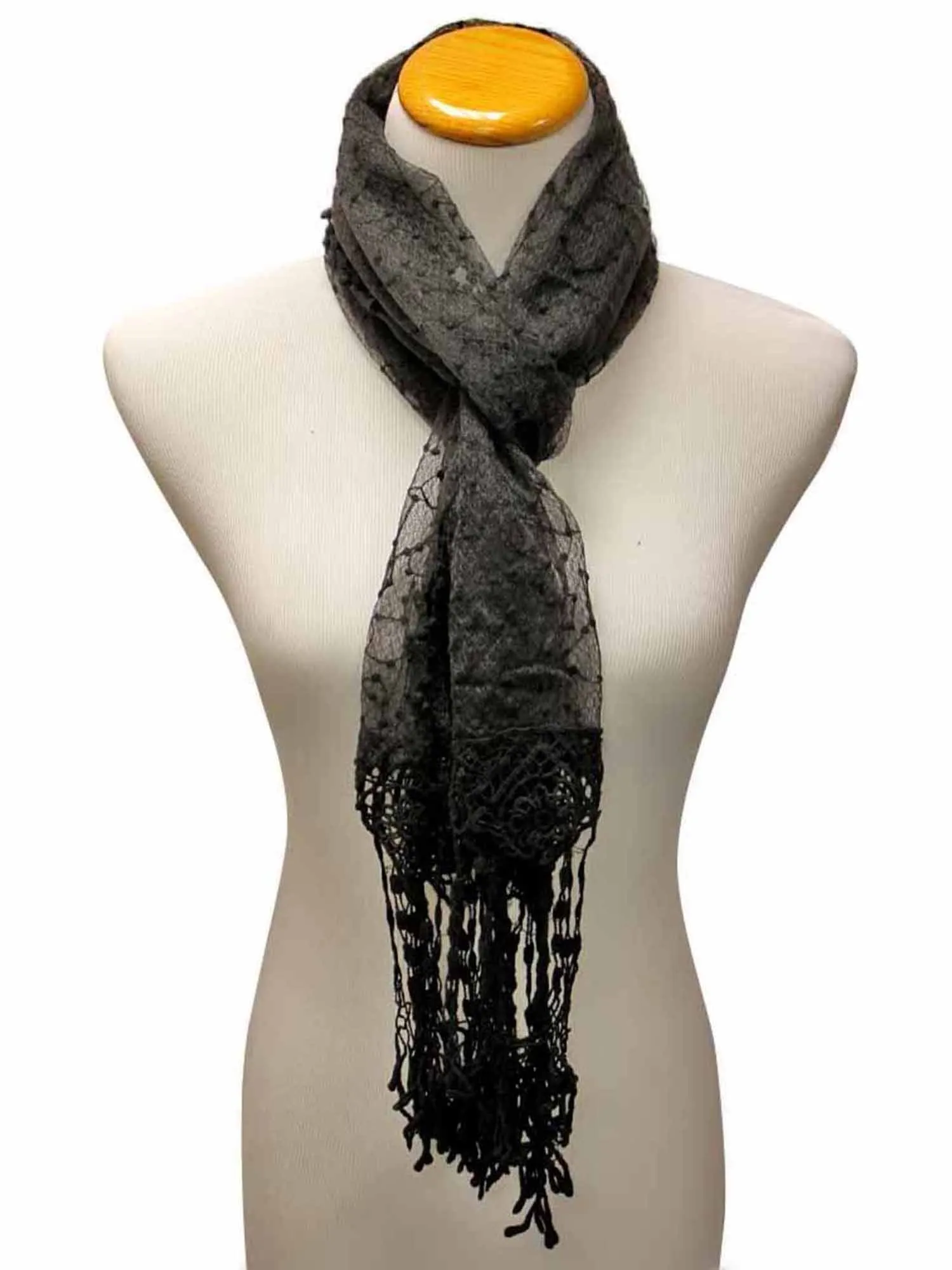 Sheer Long Lace Scarf Shawl