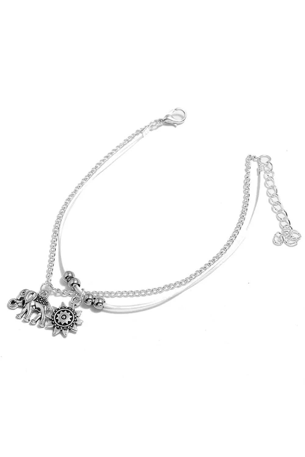 Silver Boho Style Anklet