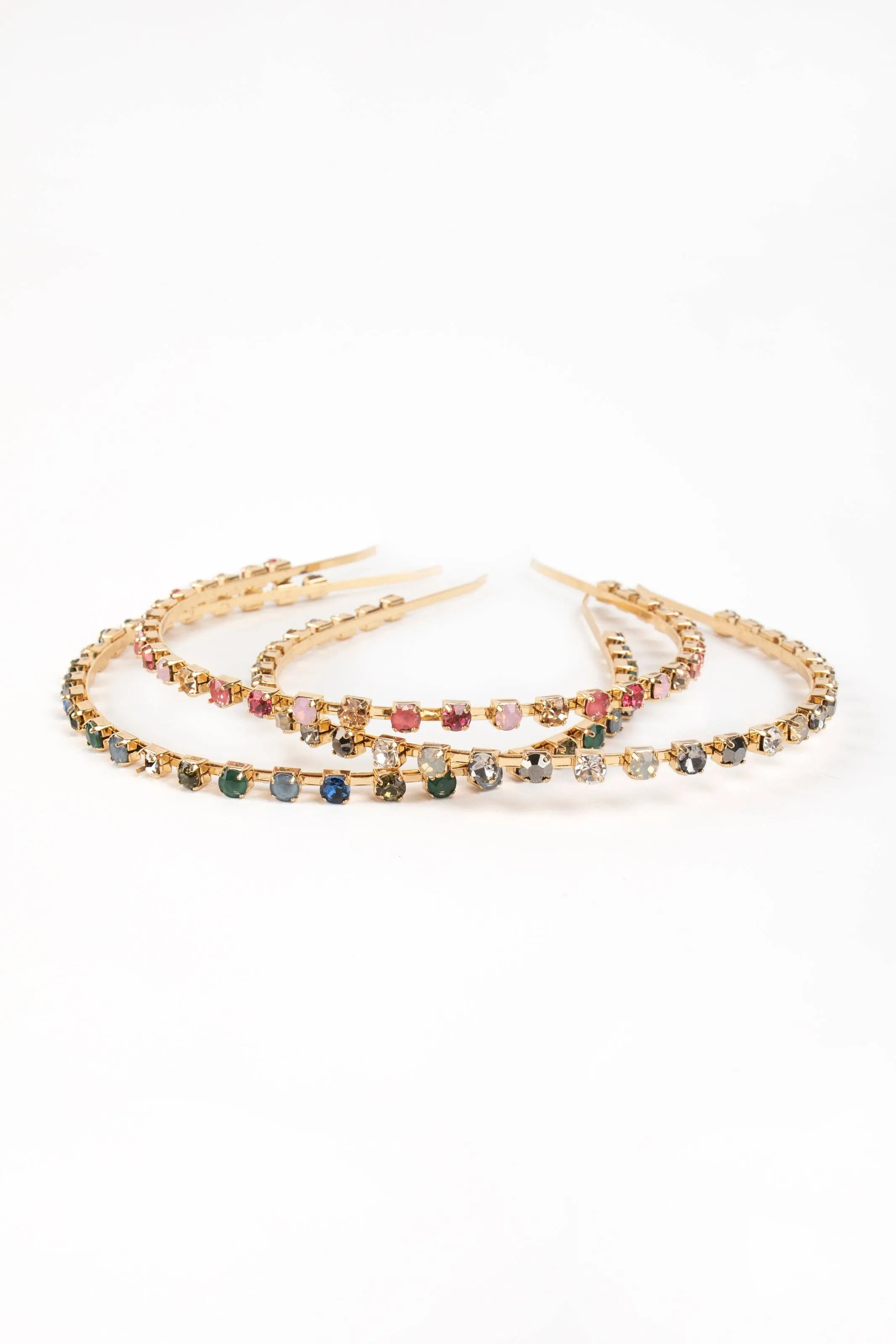 Skinny Multi Crystal Headband