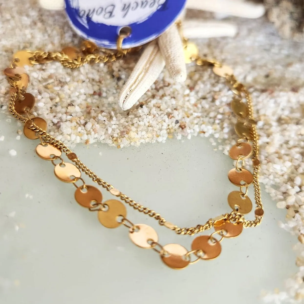 SPARA GOLD - WATERPROOF BEACH BOHO ANKLET