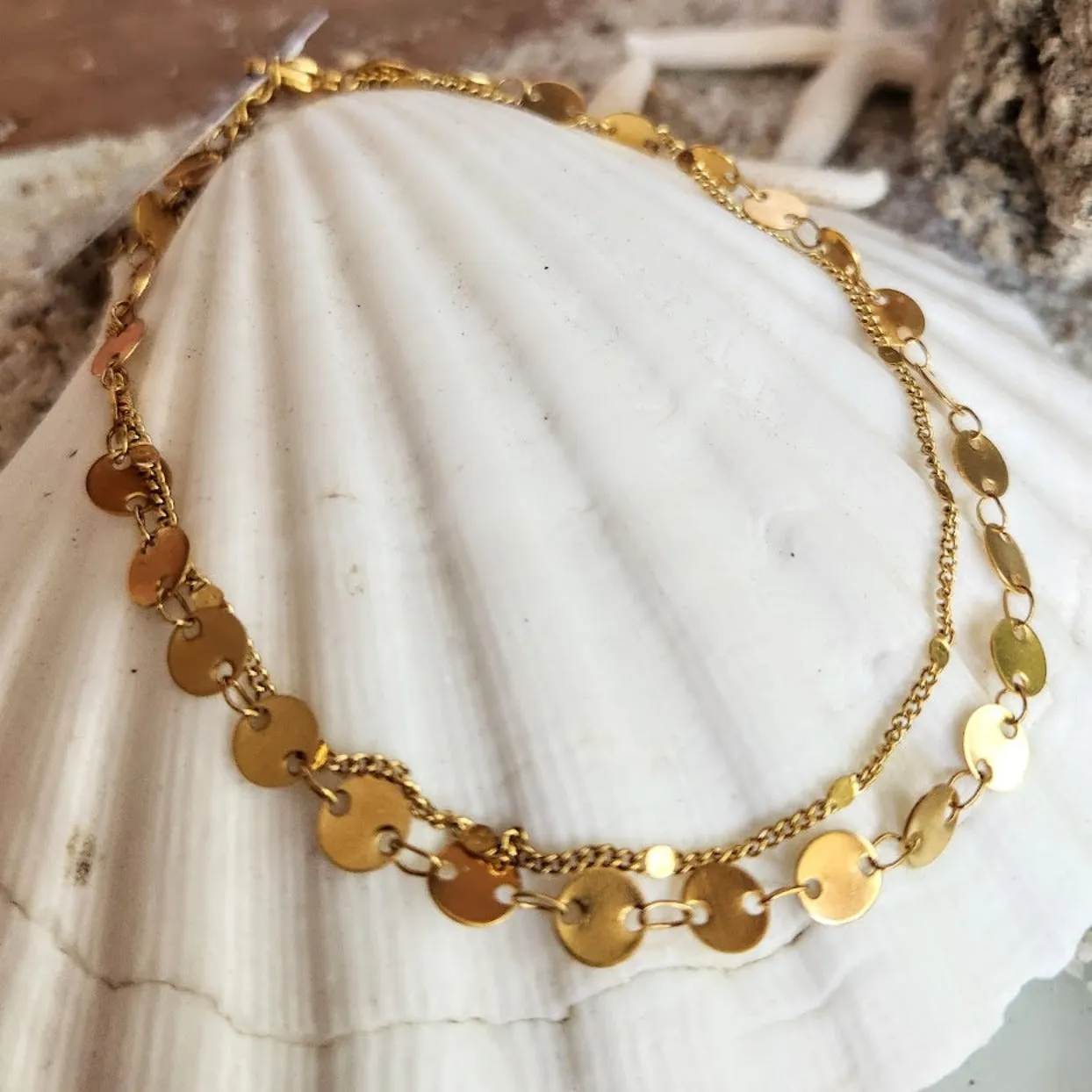 SPARA GOLD - WATERPROOF BEACH BOHO ANKLET