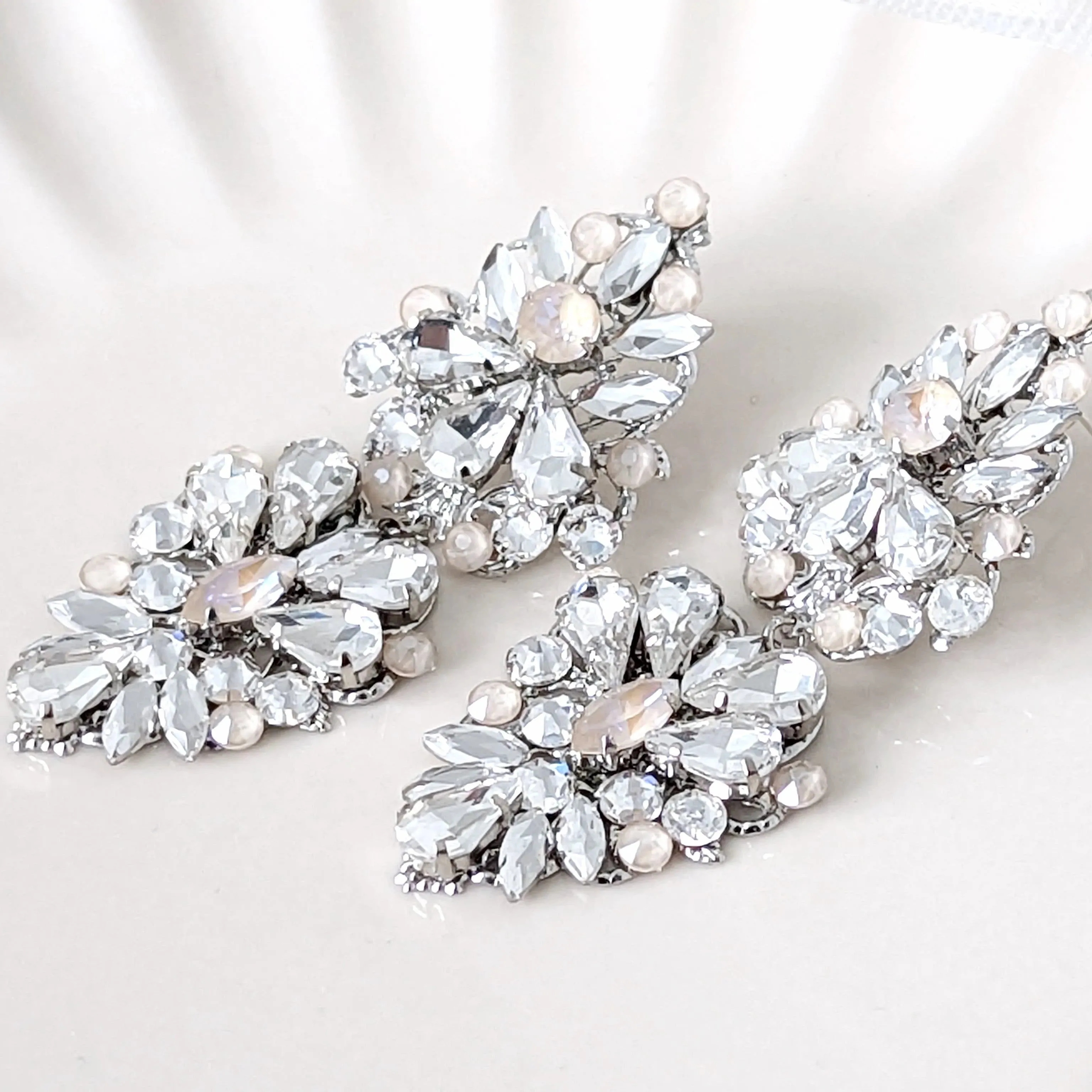 Statement Earrings Wedding - 8635