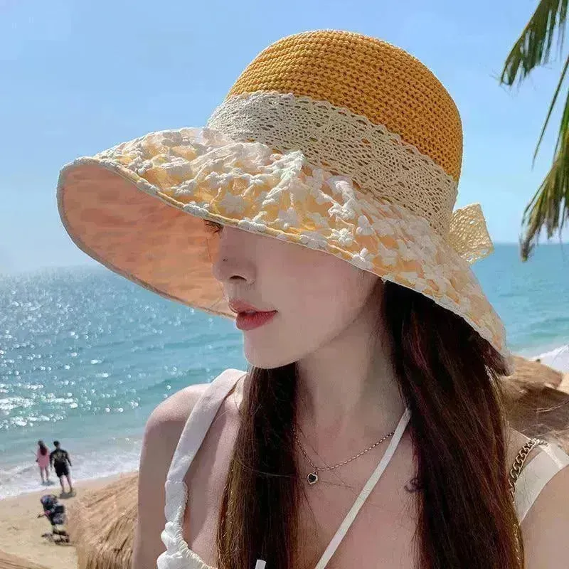 Summer Seaside Vacation Sun Protection Sun Hat Fashion Foldable