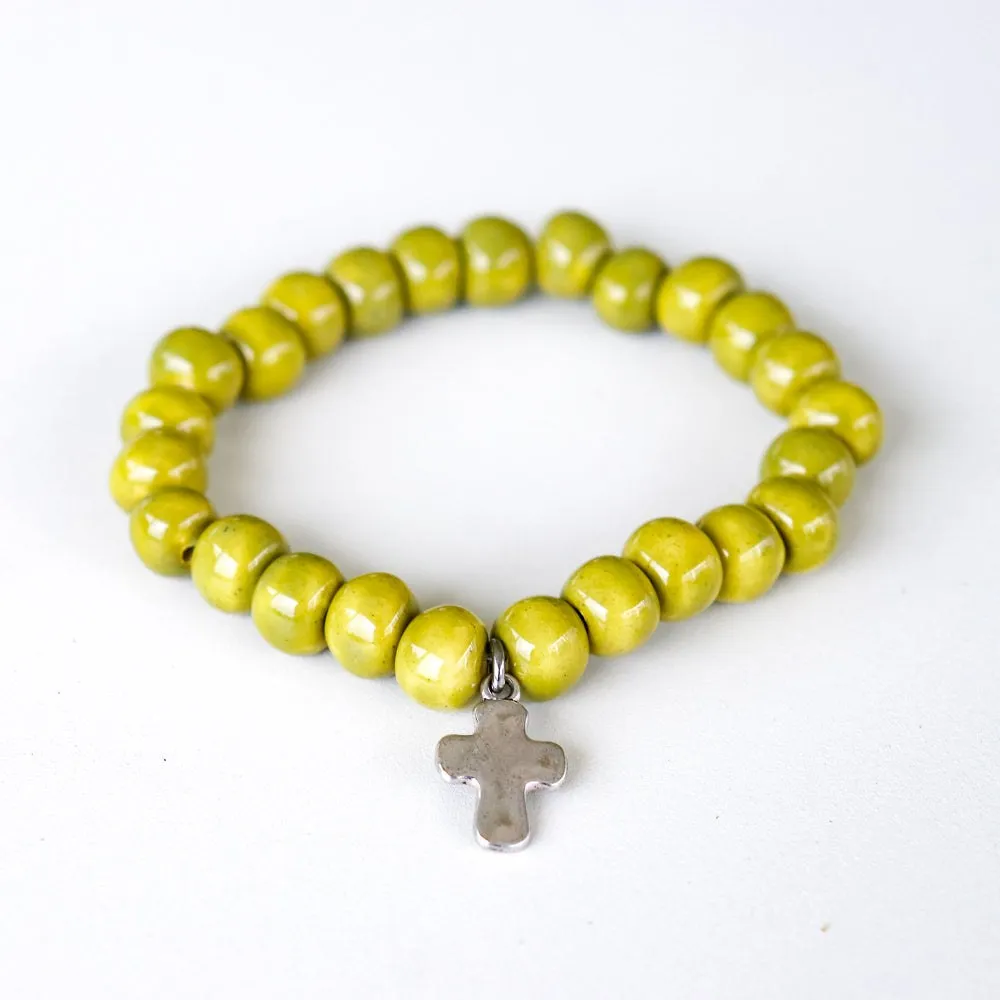 SwaziMUD™ Green Charm Bracelet