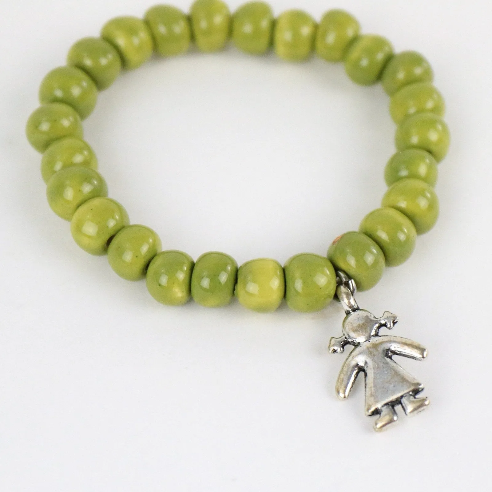 SwaziMUD™ Green Charm Bracelet