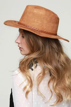 Tan Bead Strap Panama Hat