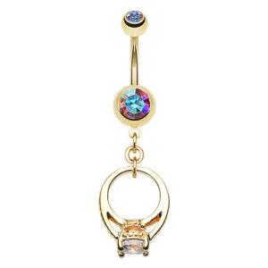 The Promise Rock in a Belly Ring