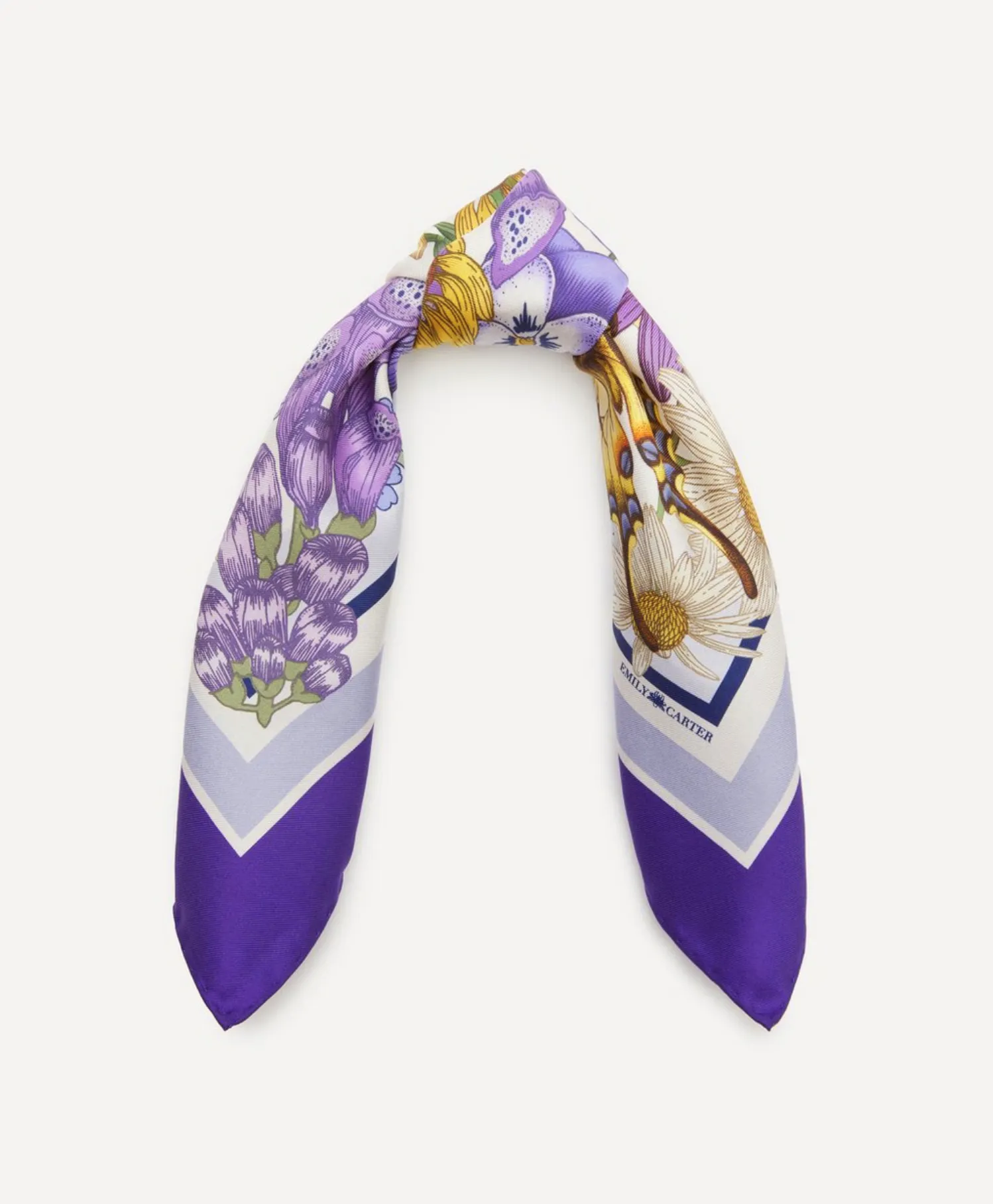 The Wild Flower Silk Neckerchief | 45x45cm