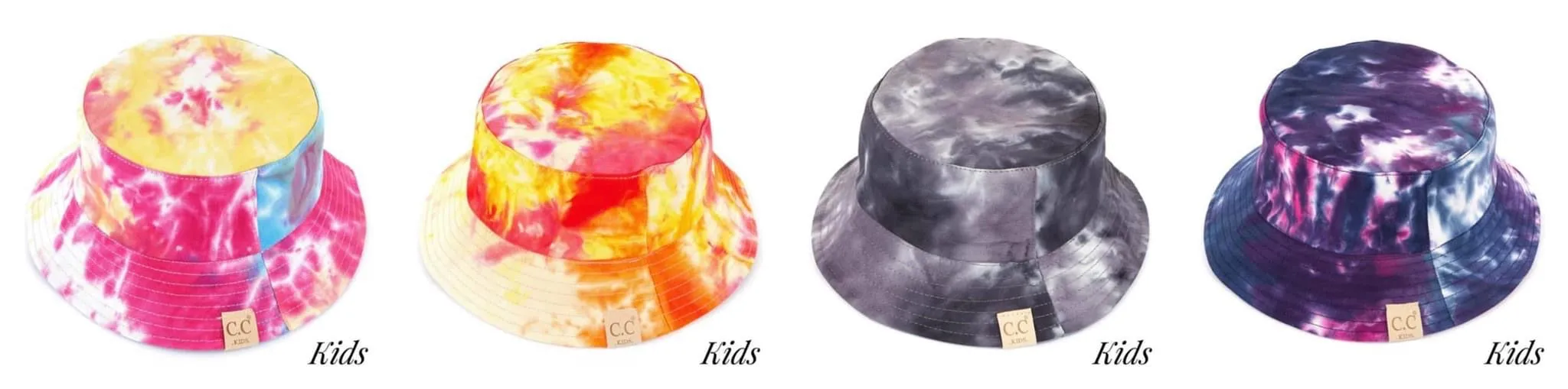 Tie Dye Kids Reversible Authentic CC Bucket Hat