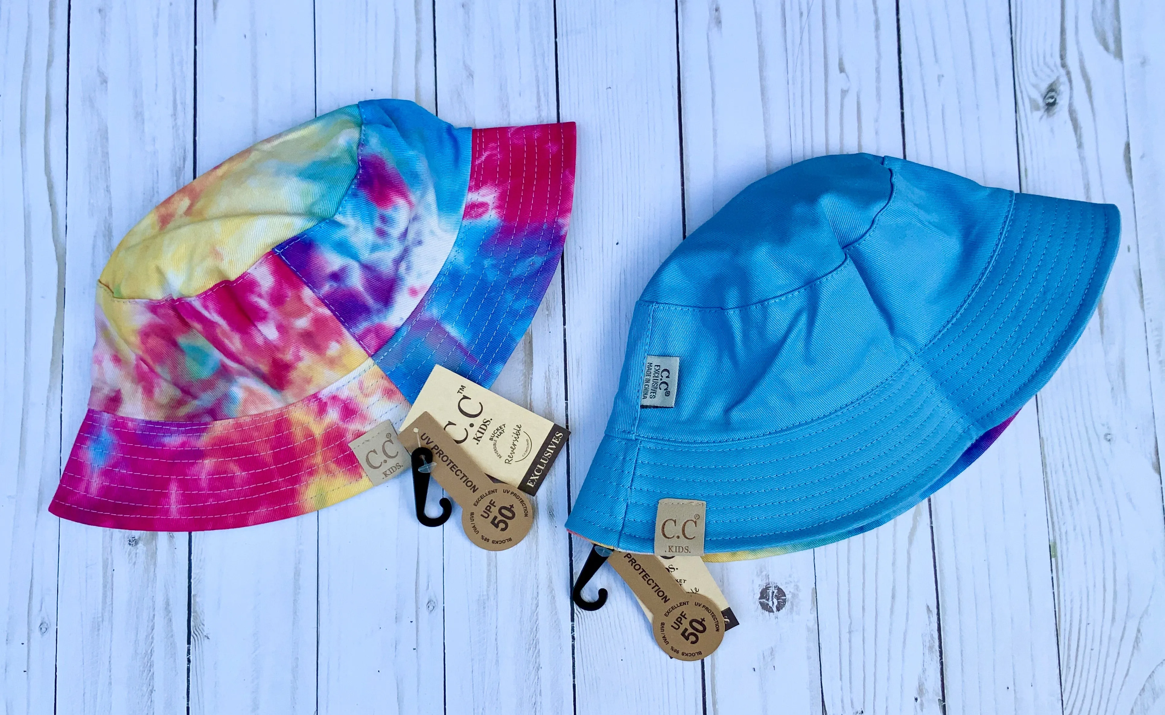 Tie Dye Kids Reversible Authentic CC Bucket Hat