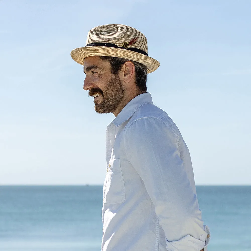 Toyo Straw Trilby Hat Natural Wholesale Pack