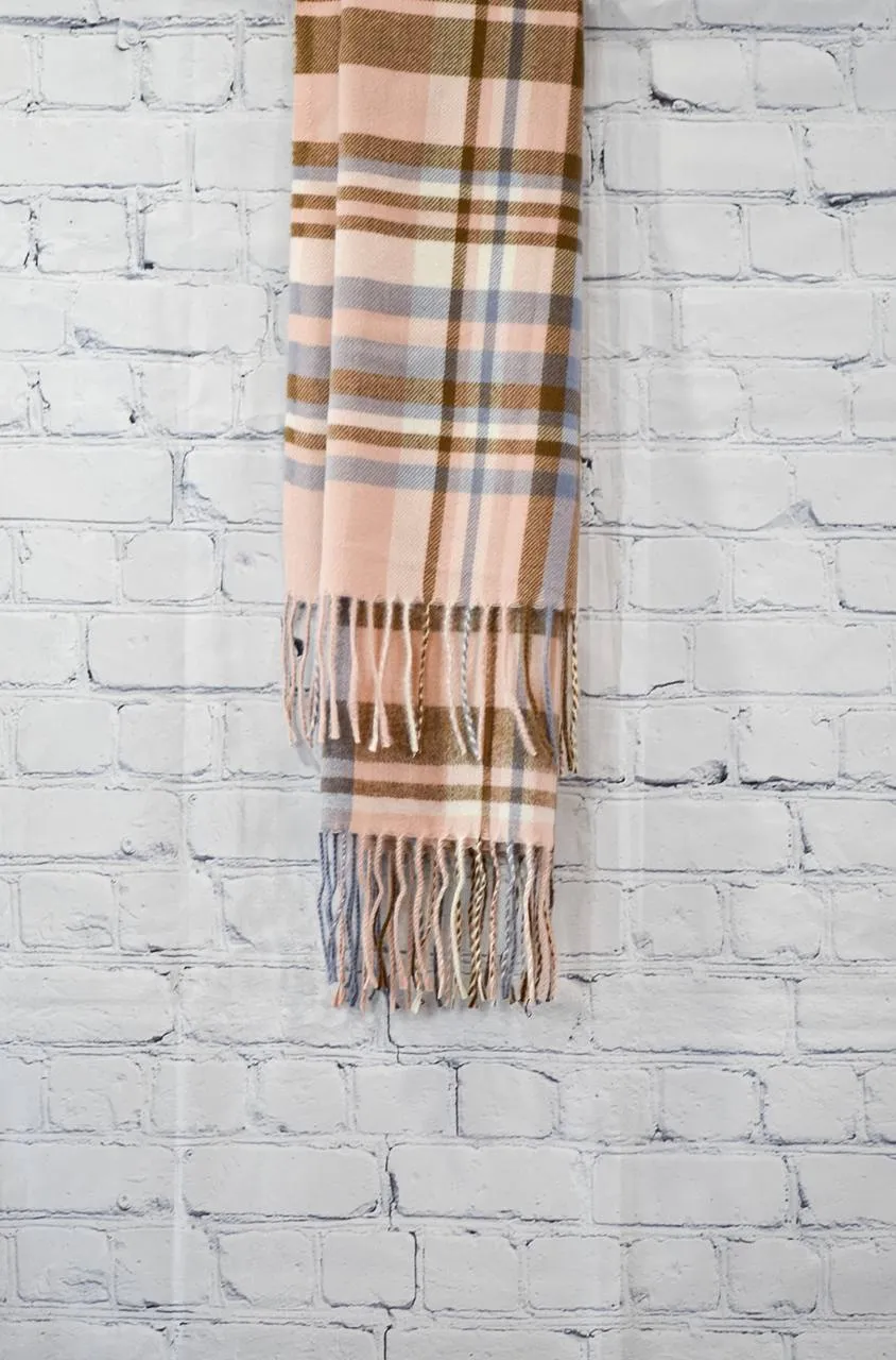 T.U.K. Blue OG Plaid Winter Scarf