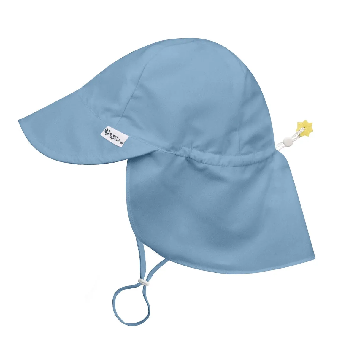 Upf 50  Eco Flap Hat in Blue