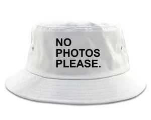 Very Nice No Photoes Please Blogger Bucket Hat White