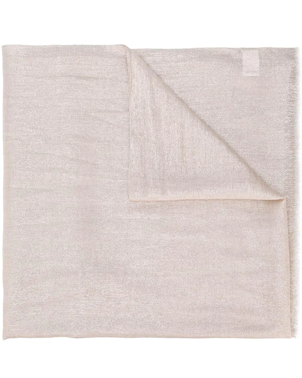 Warm White Cashmere Silk Lurex Scarf