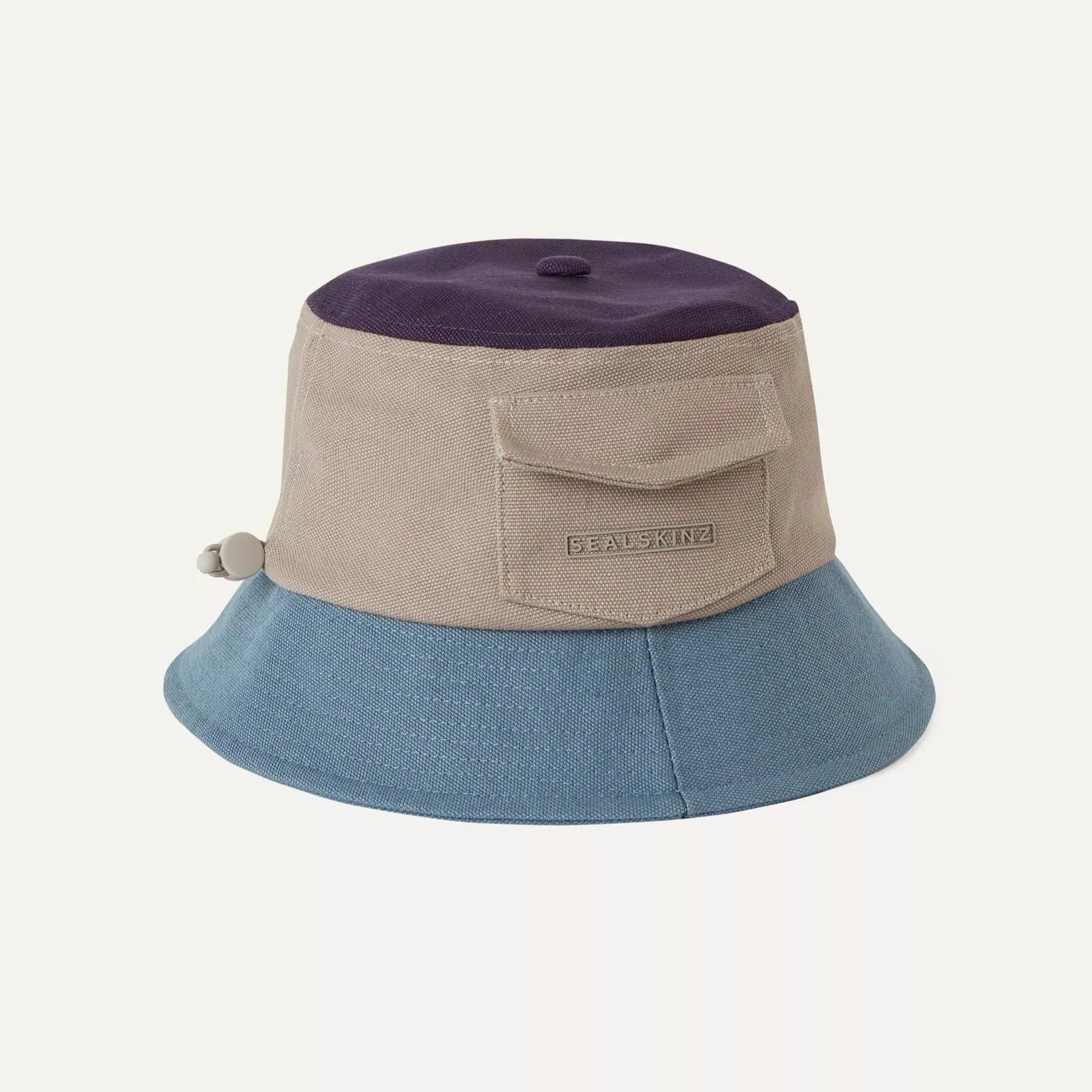 Waterproof Canvas Patch Pocket Bucket Hat