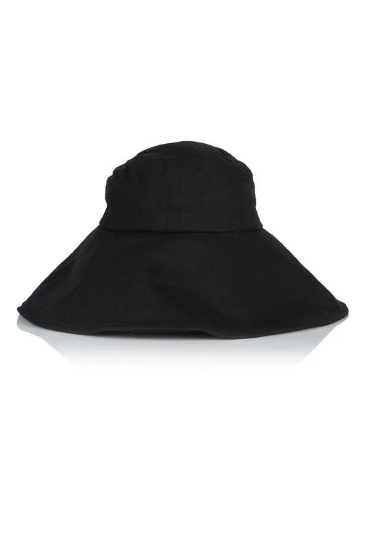 Wide Brim Bucket Hat