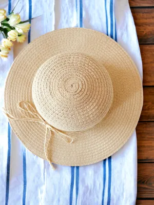 Wide Brim Woven Sunhat