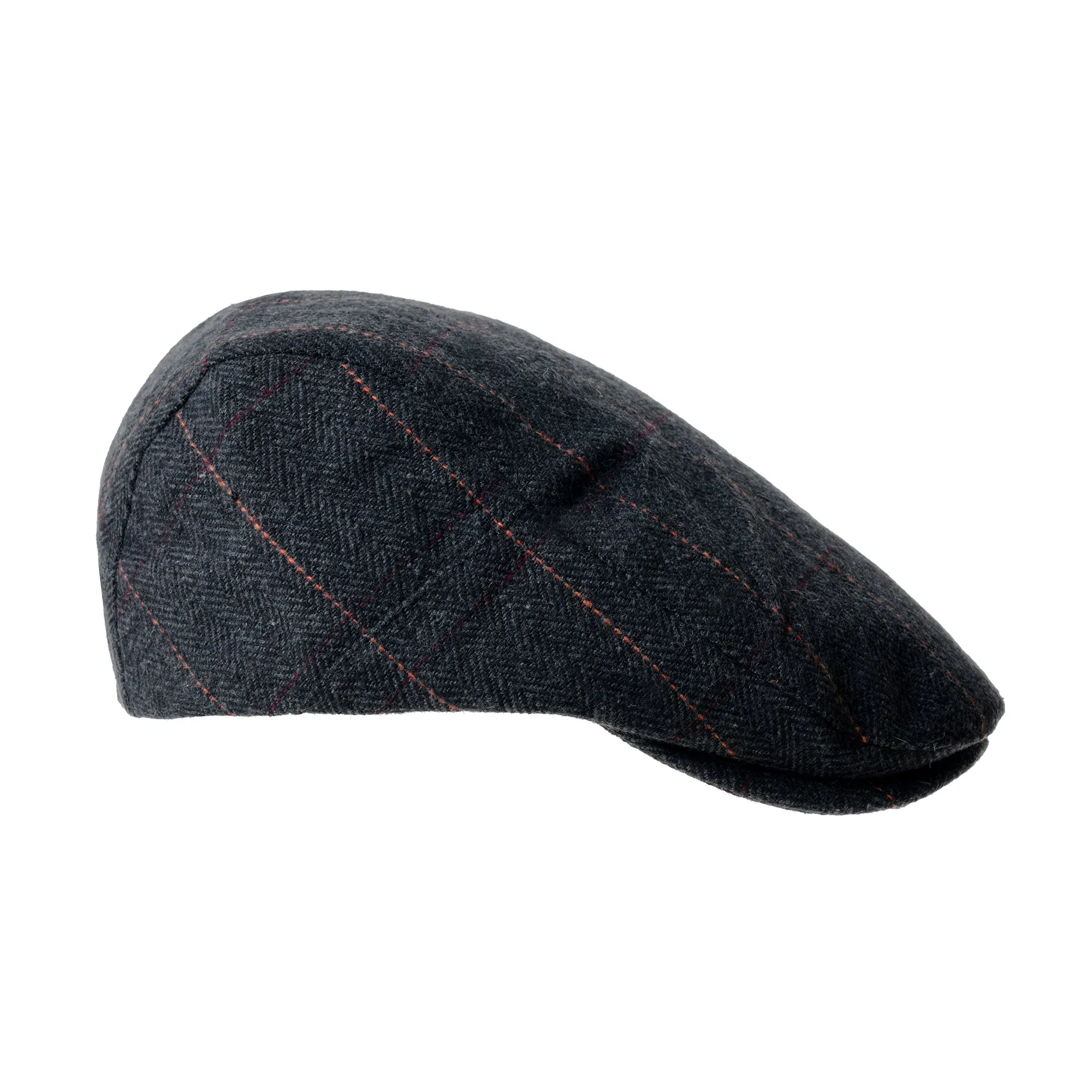 Wool Blend Flat Cap Classic Herringbone Ivy Gatsby Hat YZ30100